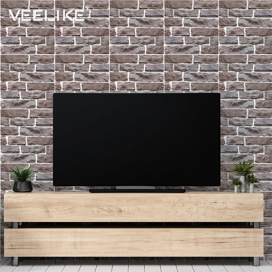 3d Wall Panels For Living Room Tv Background Wallpaper Kitchen Backsplash Tiles Waterproof Bathroom Home Decor Papers