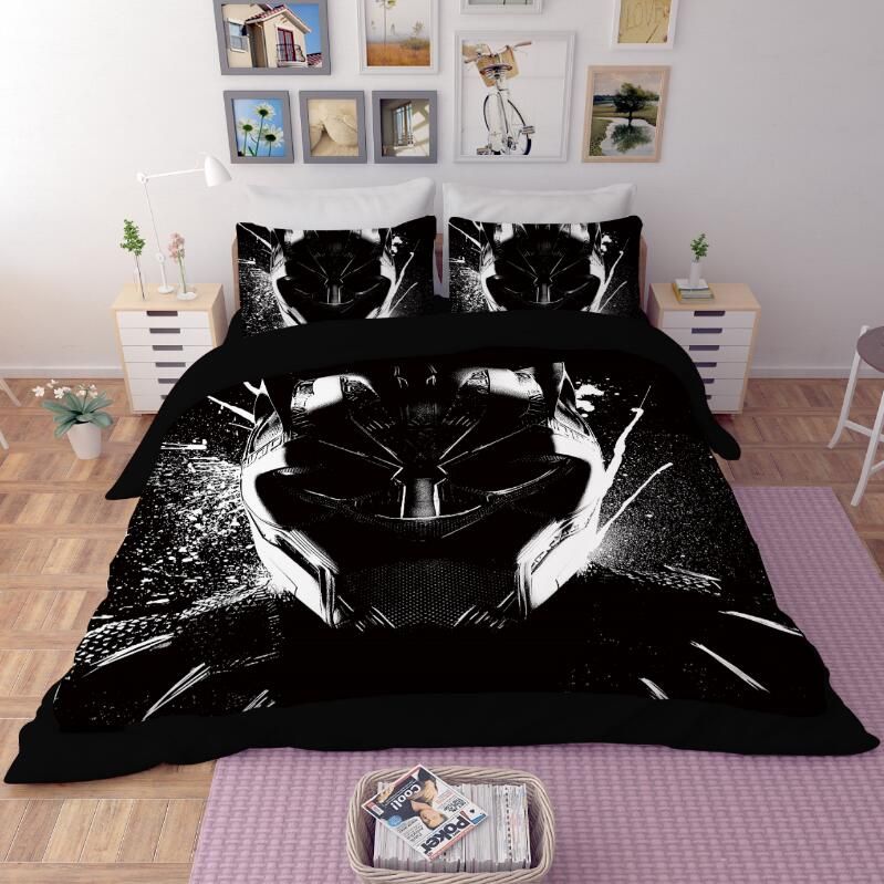 3d Bedding Set Black Panther Pattern Duvet Cover Polyester 3d Bedding Set Black Panther Pattern Duvet Cover Polyester Printed Bed Linens Bedroom Twin Full Queen King Size Comforter Sets And White