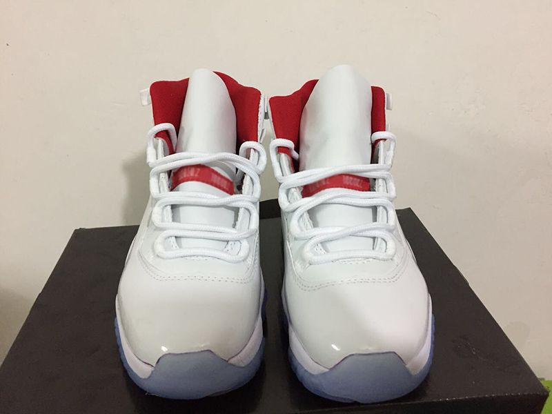 PJ Tucker X Chris Paul rivela 11 in scarpe da basket da uomo bianco e rosso 11s GS Jumpman Mens Street Sneakers Sport