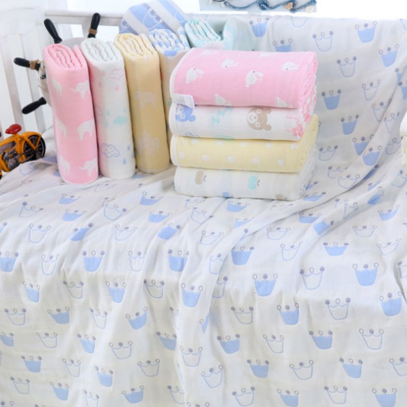 90 100cm Cotton Baby Bathing Towel Newborn Baby Wrap Soft Blanket Cartoon Towel Shower Gift Breathable Blanket For Baby