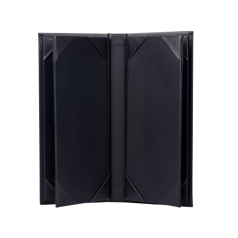 2018 onlvan 6 pages leather restaurant menu covers black luxury menu