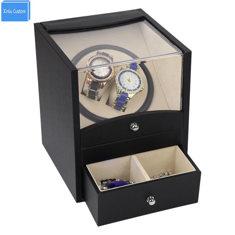 Special Supply Automatic Watch Winder Box 2 Motor For Watches Special Supply Automatic Watch Winder Box 2 Motor For Watches Mechanism With Drawer Storage Send By Dhl Fast Wood Diy From