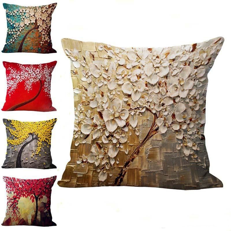 Tree Of Life Flower Pillow Case Cushion Cover Linen Cotton Throw Mesmerizing King Size Pillow Case Covers Tree Of Life Flower Pillow Case Cushion Cover Linen Cotton Throw Mesmerizing King Size Pillow Case Covers