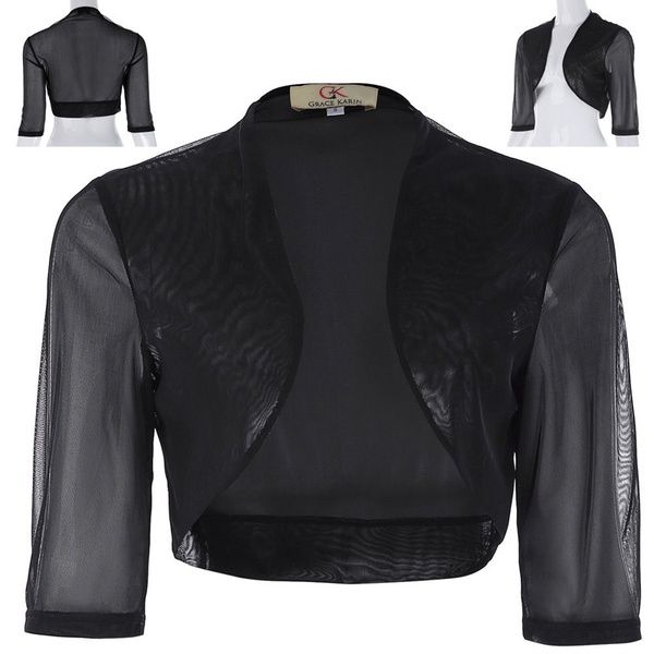Womens Las Half Sleeve Chiffon Open Cropped Shrug Top Bolero Womens Las Half Sleeve Chiffon Open Cropped Shrug Top Bolero Cardigan Jacket Brown Leather Jackets Suede From Hushhhh 15 08 Dhgate Com