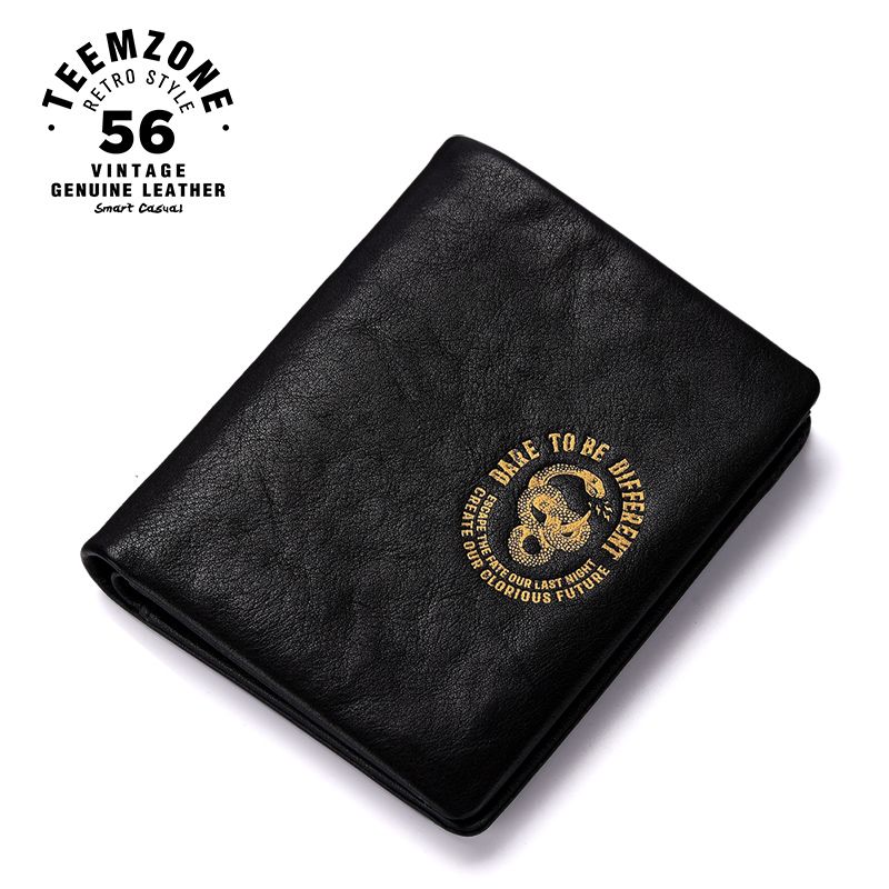 Acquistare Portafoglio Uomo Corto Sezione Maschile In Vera Pelle Moda  Personalità Sezione Verticale Nero Semplice Casual Tide Mini Portafogli  Giovanile Economico | Consegna Veloce E Qualità | It.Dhgate