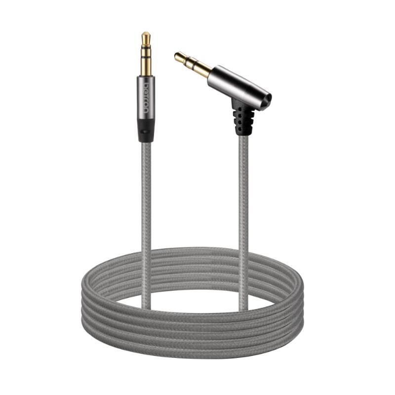 Universal Control Talk Headphone 3.5mm Male AUX Audio Cable Lead With Mic New US