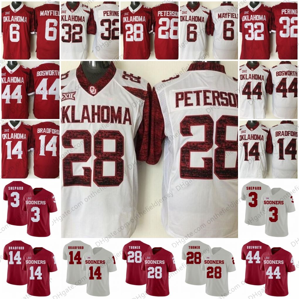 sam bradford sooners jersey