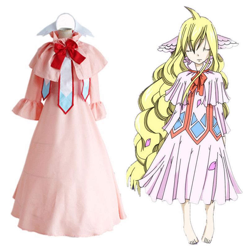 Details about Anime Fairy Tail Fairy Tail's First Guild Master Mavis Vermilion Cosplay Dress Details about Anime Fairy Tail Fairy Tail's First Guild Master Mavis Vermilion Cosplay Dress