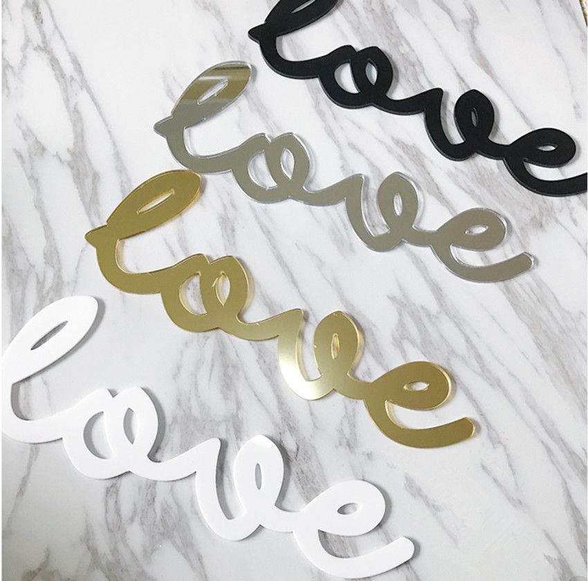 Meya Acrylic Love Letters Mirror Wall Decal 3d Decorative Meya Acrylic Love Letters Mirror Wall Decal 3d Decorative Sticker For Baby Nursery Kids Child Bedroom Decorat Big Mirrors