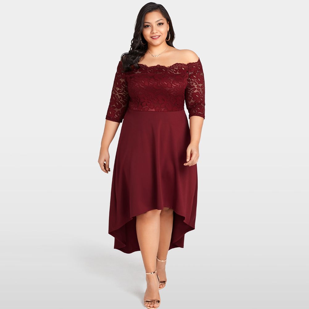 plus size womens black tie dresses