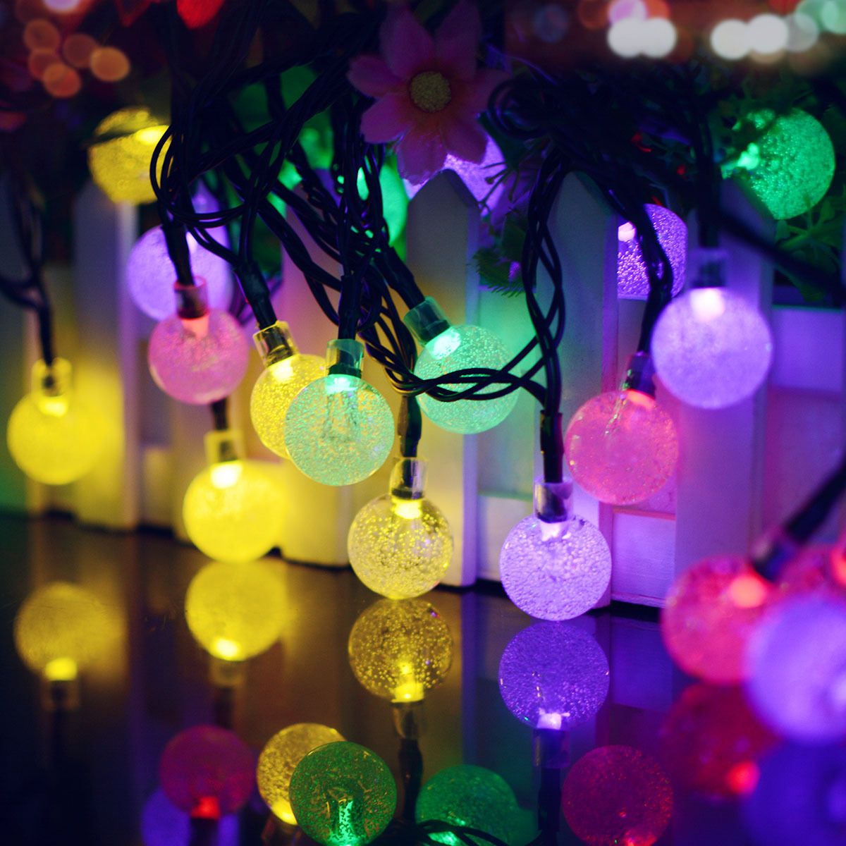 Cross Border For Solar Bubble Ball 30 Led Le Waterproof Outdoor Cross Border For Solar Bubble Ball 30 Led Le Waterproof Outdoor Electric Lights Series Of The Spring Festival Holiday Decorations String Light