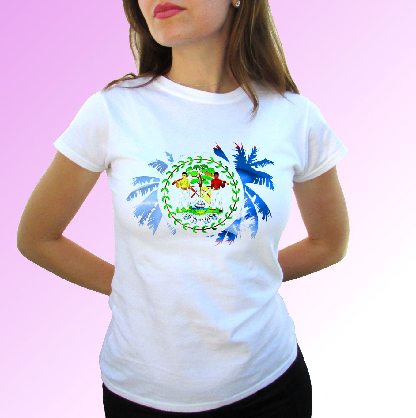 white t shirt top design mens womens kids /& baby sizes Benin flag