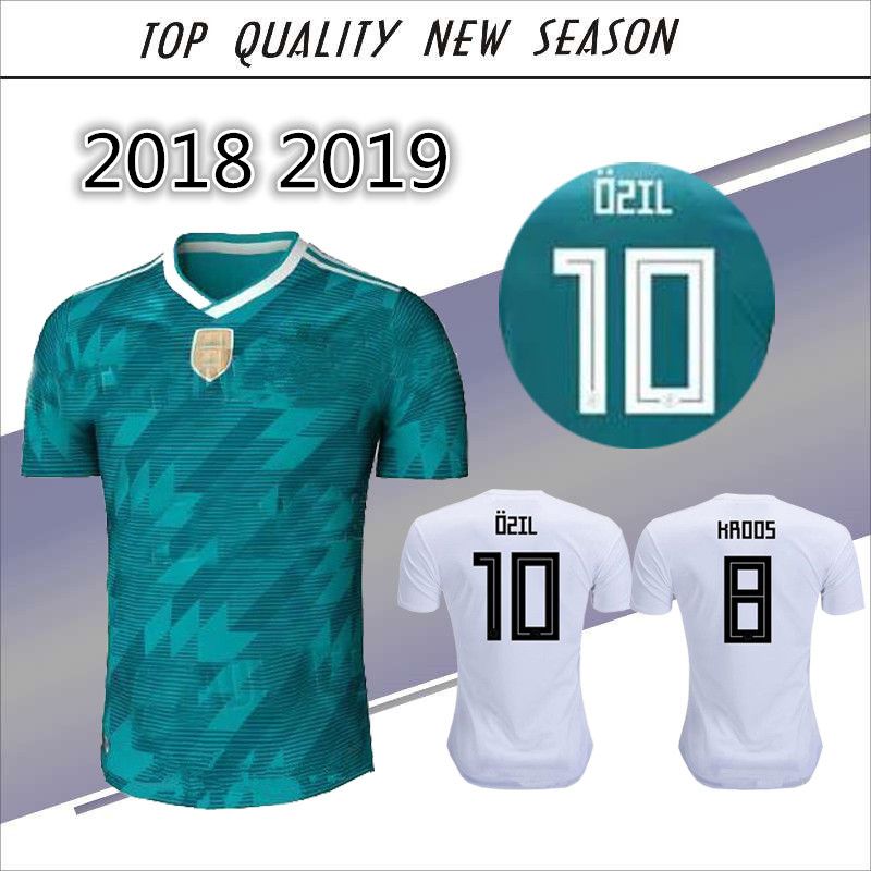 2019 2018 GERMANY Soccer Jersey Home Away Green Muller HUMMELS 18 19
