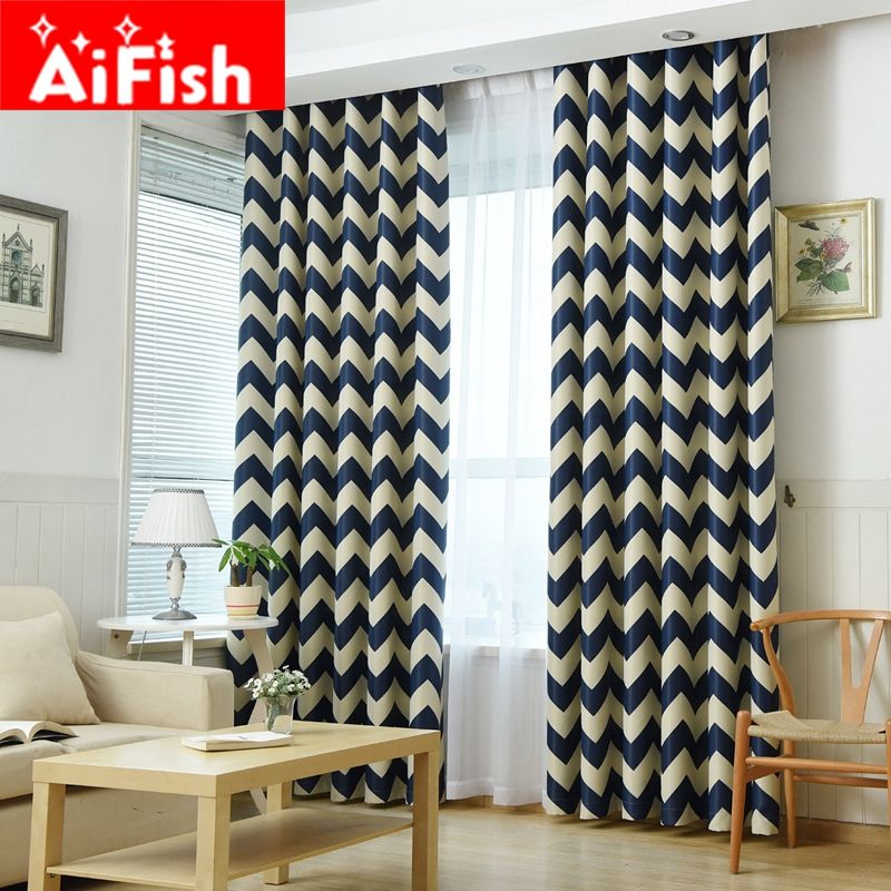 2019 Modern Blue Wavy Grain Curtains For Living Room White All Match 2019 Modern Blue Wavy Grain Curtains For Living Room White All Match Tulle Sky Semi Shade Bedroom Cloth Orange Blids Ap195 40 From Merlle