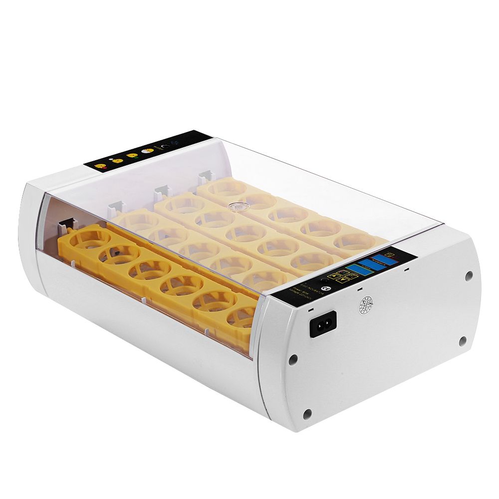 24 Eggs Intelligent Automatic Egg Incubator Temperature ...