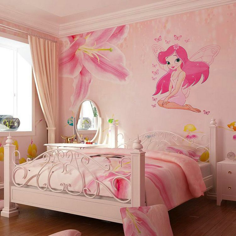 jklong beautiful fairy princess butterly decals art mural wall