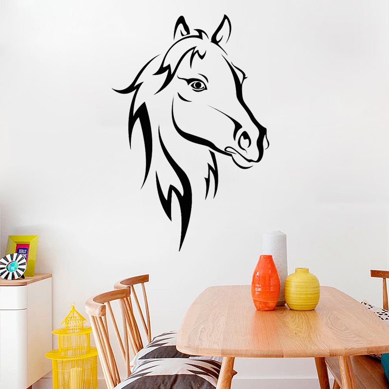 Vinyle cheval autocollant mural art autocollant mur meuble véhicule 5000018 