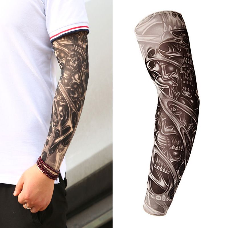 2019 16 Styles Tattoo Sleeve Man Fake Temporary Tattoo Arm Sleeves