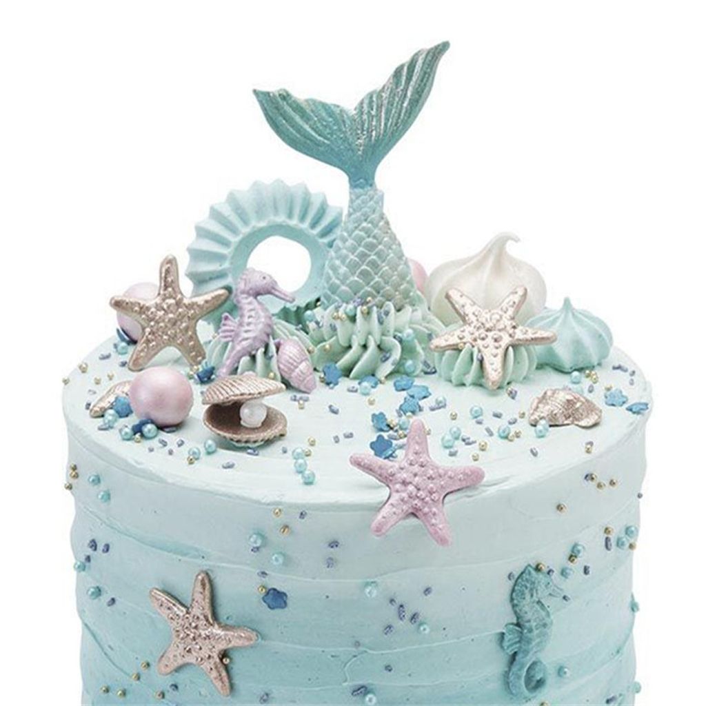 Acheter Pas Cher Moule De Biscuit De Silicium Organique Sea World Escargot Shell Etoile De Mer Conque Forme Belle Rose Moule De Shell Romantique Meilleur Partenaire Ocean Theme Gateau Du 3 07