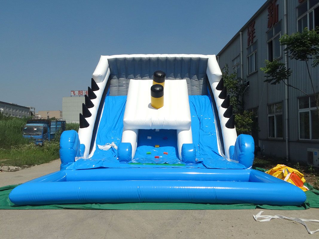 Acheter 2017 Amusement Monte Toboggan Gonflable Toboggan Géant