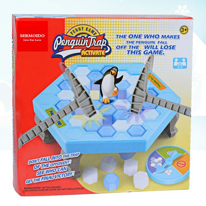 Funny Penguin Trap Interactive Indoor Board Game Ice