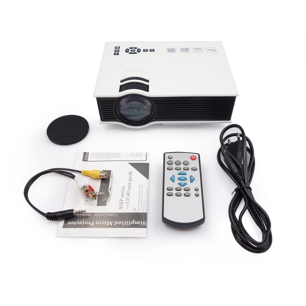2019 hot professional unic uc40 uc40 projector mini portable 3d