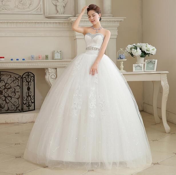 high waisted wedding dress