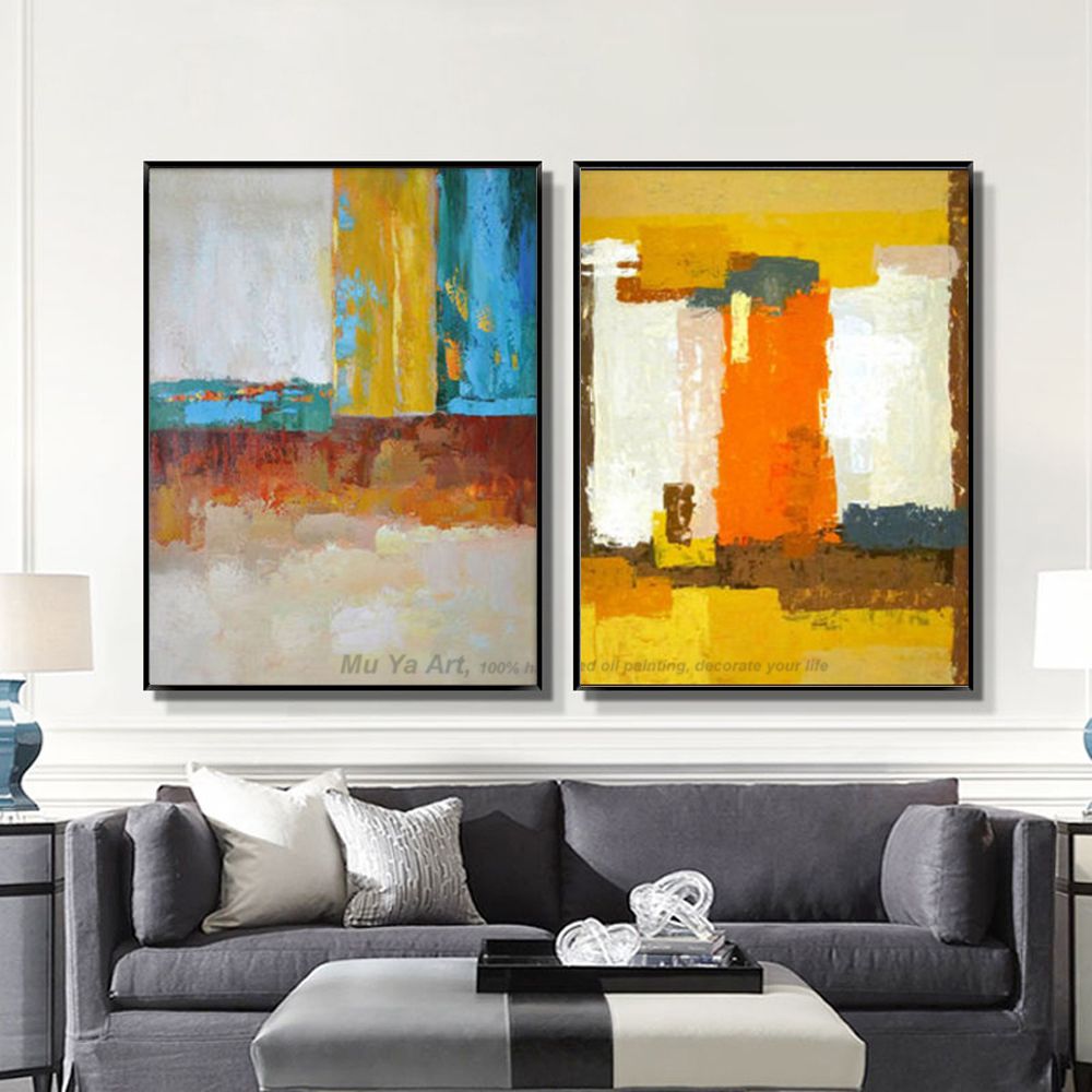 best muya abstract painting large canvas wall art tableau decoration