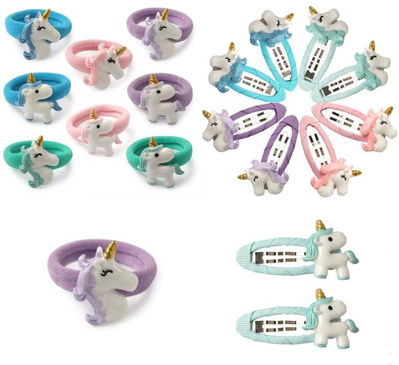 compre 55 pçs lote unicórnios de resina dos desenhos animados