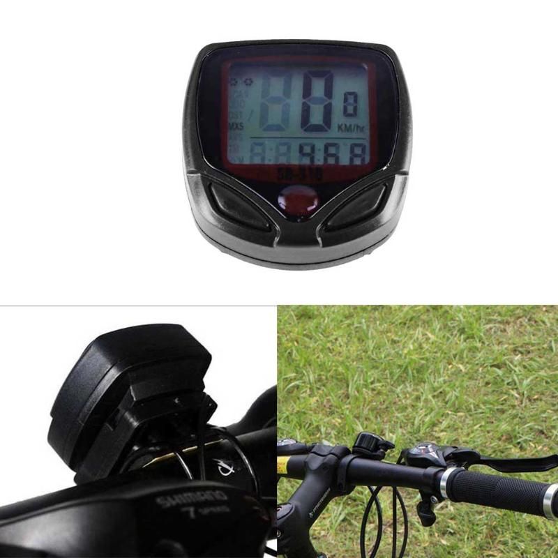 Bicycle Bike Cycling Computer LCD Odometer Speedometer Stopwatch Speed Meter JT