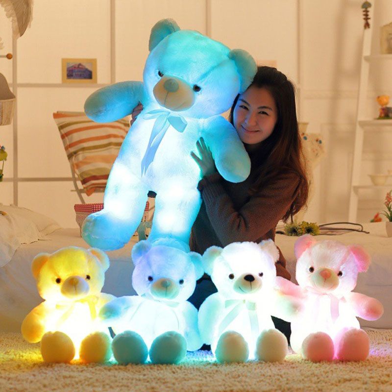 ours peluche lumineux