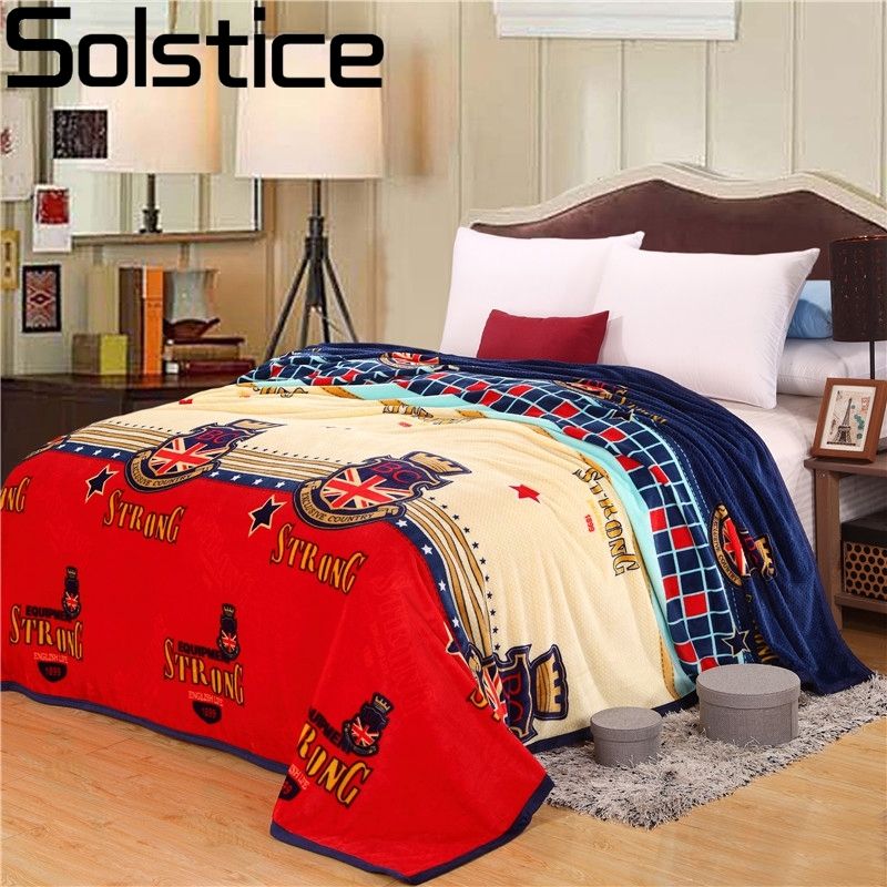 solstlce bedding high quality winter blanket coral fleece blankets