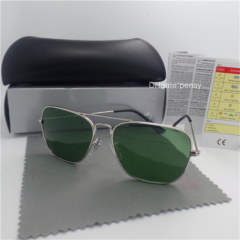 Acquistare Occhiali Da Sole Di Alta Qualità Lenti Di Vetro Occhiali Da Sole  Rettangolari Occhiali Da Sole Da Donna Occhiali Da Sole Vintage Da Donna  Retro G15 Occhiali Da Sole Occhiali Pilot