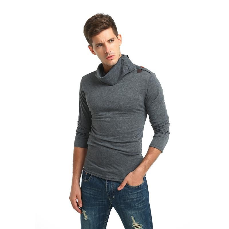 turtleneck t shirt for men