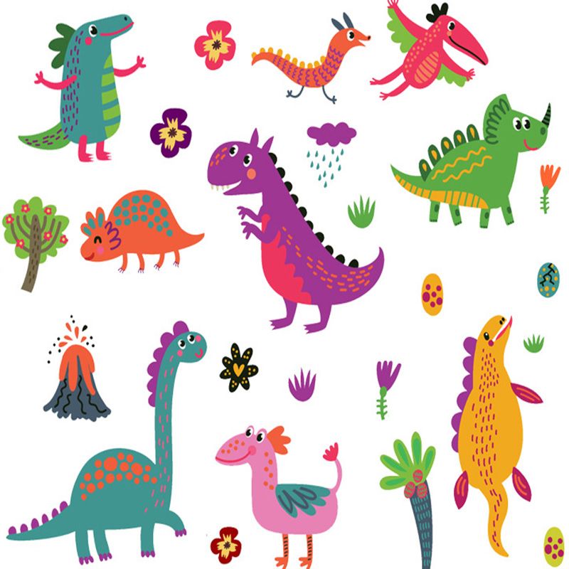 Satın Al 3D Stereo Karikatür Dinozor Duvar Sticker Çocuk Boys Odası