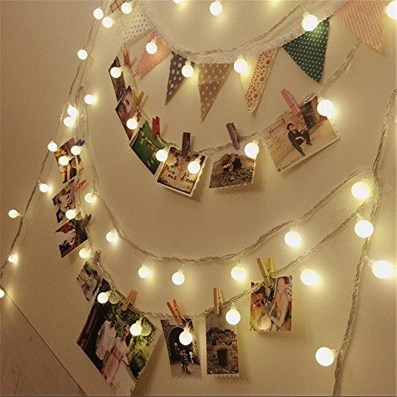 Led String Lights Globe Fairy 220v Indoor Or Outdoor Wedding Led String Lights Globe Fairy 220v Indoor Or Outdoor Wedding Decoration Lighting Garland Party Garden Decor Flower Novelty