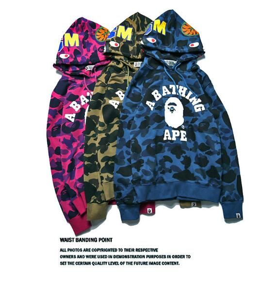 aape zip up moletom com capuz