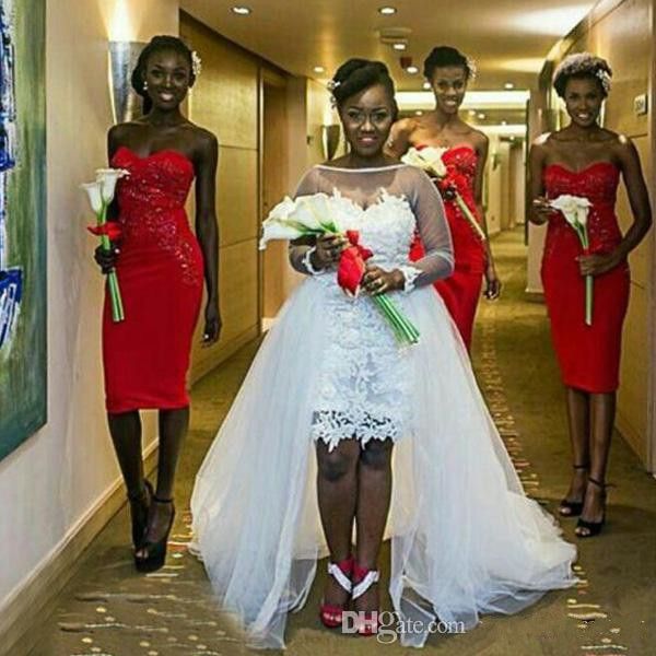 high low plus size bridal gowns