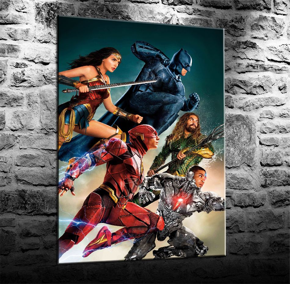 2020 Justice League Poster 1,Home Decor HD Printed Modern ...
