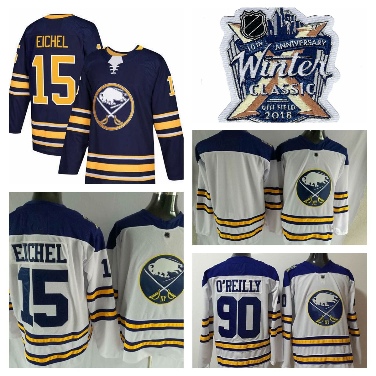 2019 AD 2018 Winter Classic Buffalo Sabres Hockey Jerseys 15 Jack