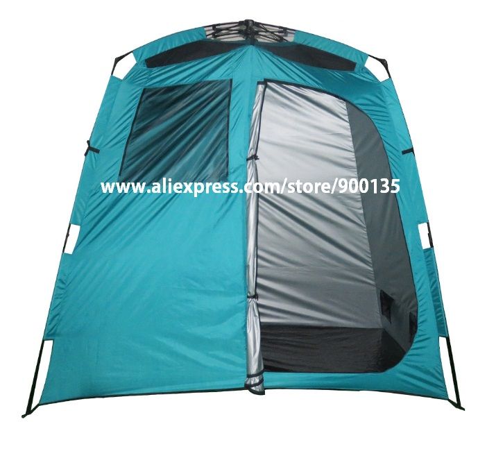 Outdoor Portable Camping Pop Up Double Privacy Beach Toilet Shower Changing Room Tent