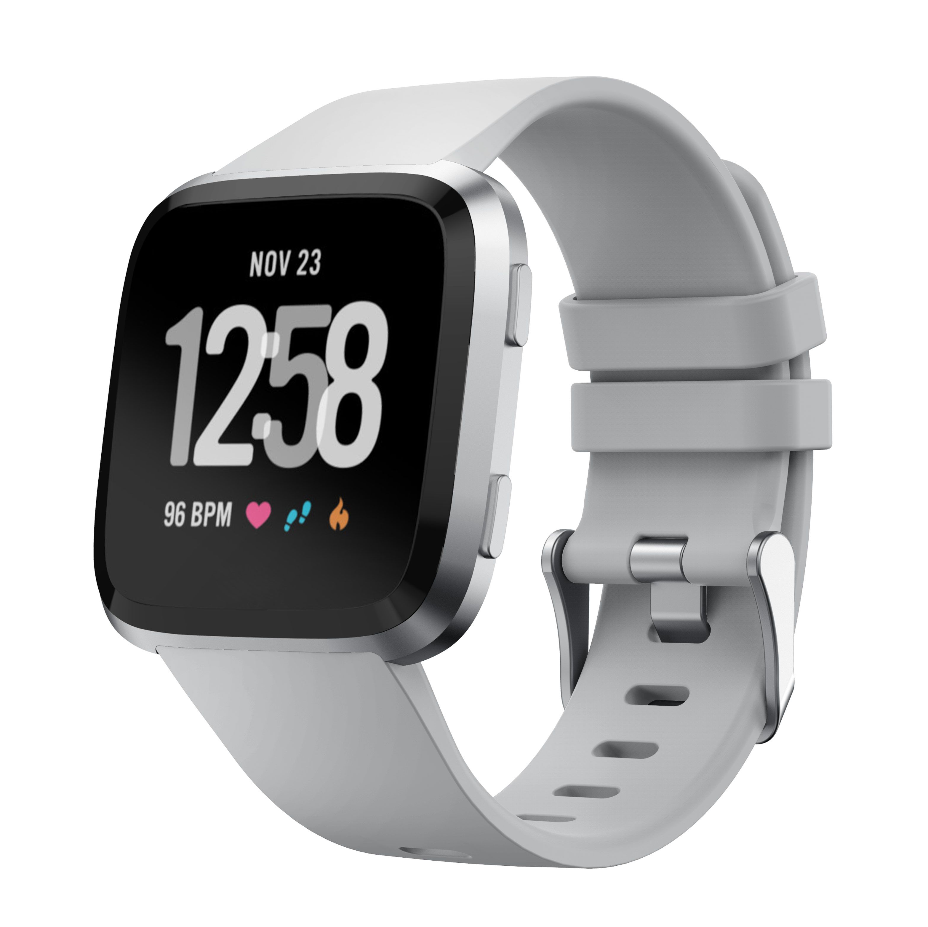 fitbit versa gray band