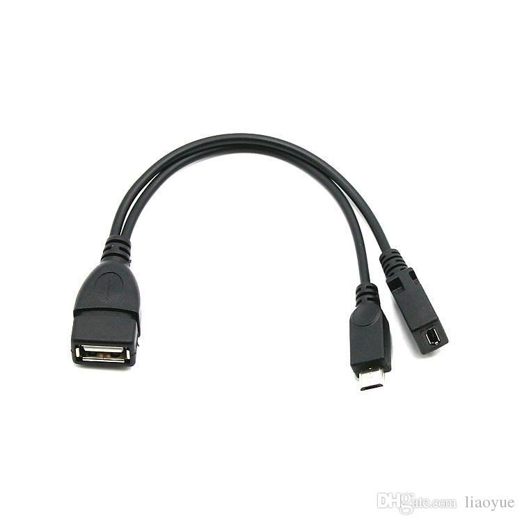 Kabel Otg Usb Typ A Weiblich Zu Micro Usb Männlich Host Otg Mit