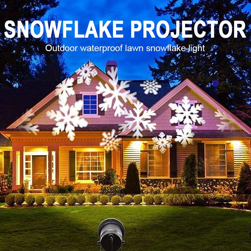 2019 Patterns Laser Snowflake Projector Outdoor Led 2019 Patterns Laser Snowflake Projector Outdoor Led Waterproof Disco Lights Home Garden Star Light Indoor Decoration From Garden1122