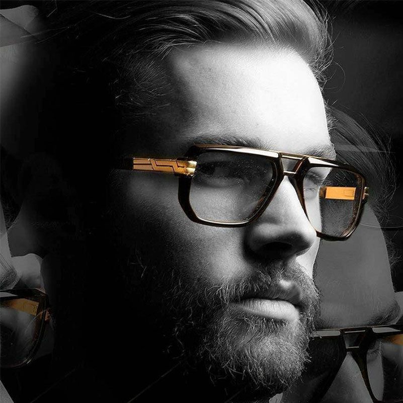 Square Men's Sunglasses Oversized Big Frame Sun Glasses For Men Women