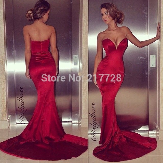 mermaid cut prom dress