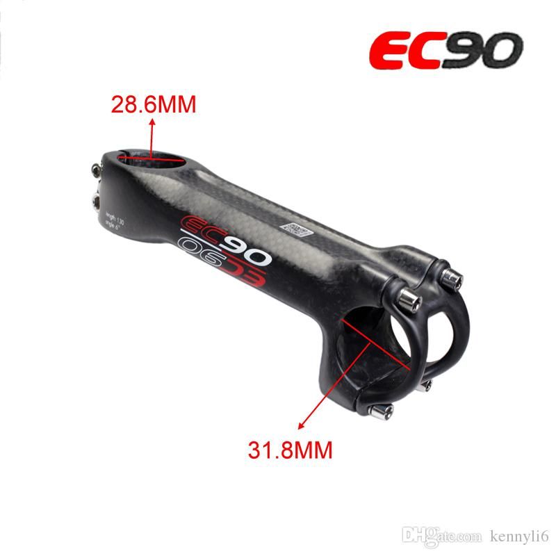 EC90 Full Carbon Fiber MTB Road Bike Stems 6° 28.6mm*31.8mm 70-120mm Bike Stem