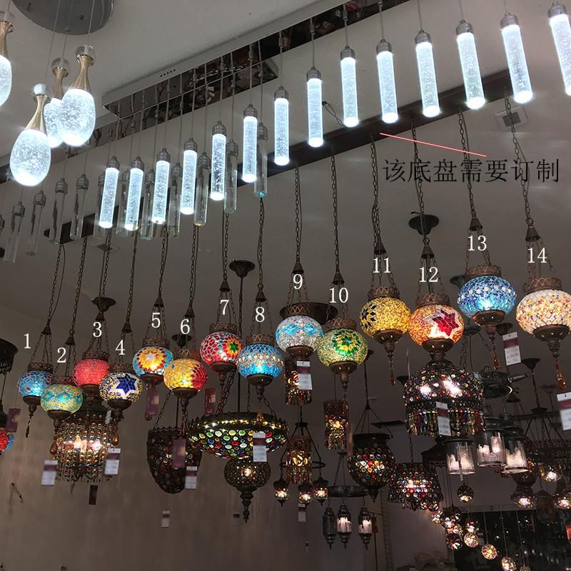 Turkish Moroccan Pendant Light Handmade Mosaic Stained Glass Turkish Moroccan Pendant Light Handmade Mosaic Stained Glass Corridor Stairwell Cafe Restaurant Hanging Lamp Lighting Shades Fixture