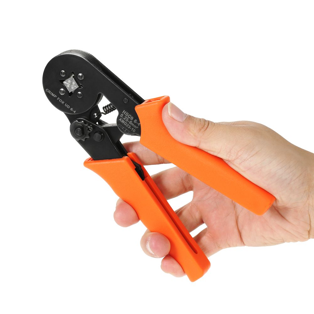 Pince à sertir 0.25–6mm² Embouts de Câblage Pince Sertissage Cosses Outils avec 800 cosses isolées à sertir