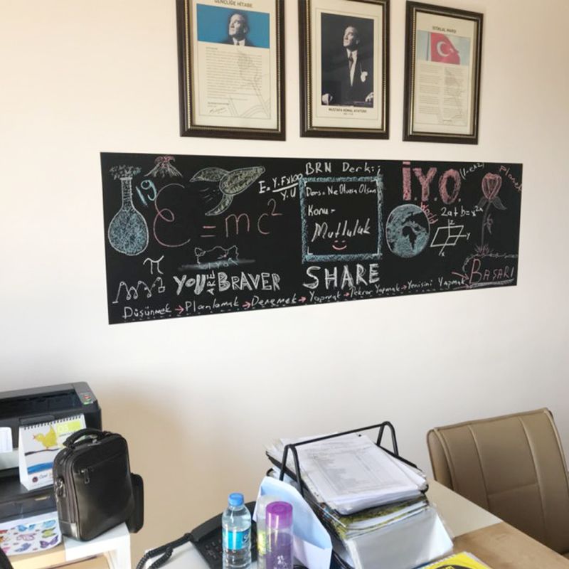 60x200cm blackboard stickers wall stickers vinyl chalkboard